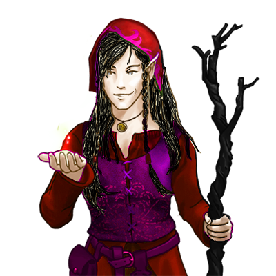Bloodmage a Frank based on the Elven Shaman, maybe i will change the hairs. Thanks to artist who created the originals!