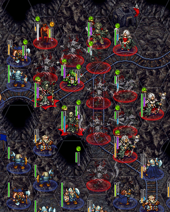 Some units seem to have two sets of bars, and spectres seem to be missing theirs.